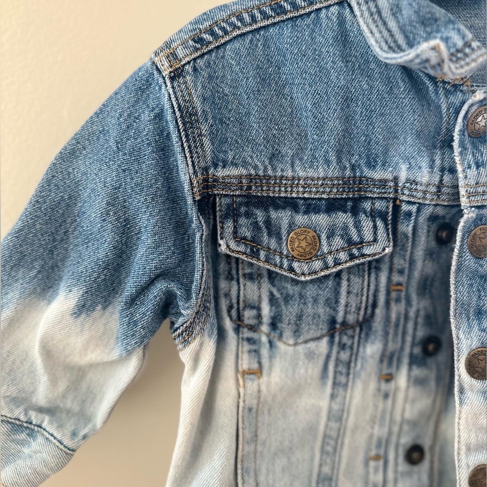 Vintage Hand Bleached Faded Glory Denim Jacket